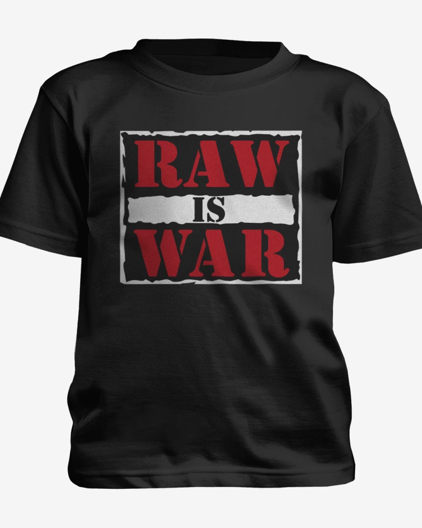 Polera de niño Negro de Raw is war