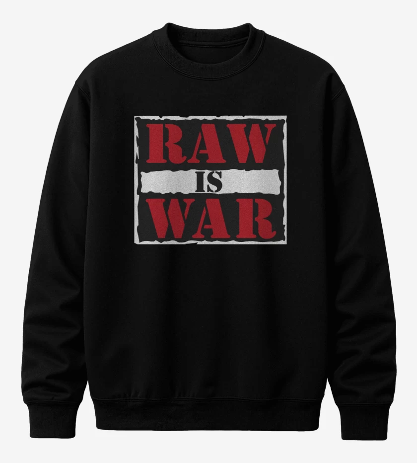 Poleron polo Raw is war