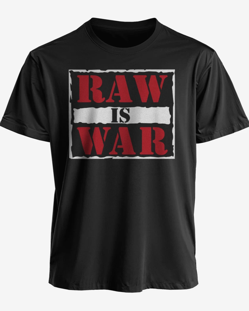 Polera premium Negro de Raw is war