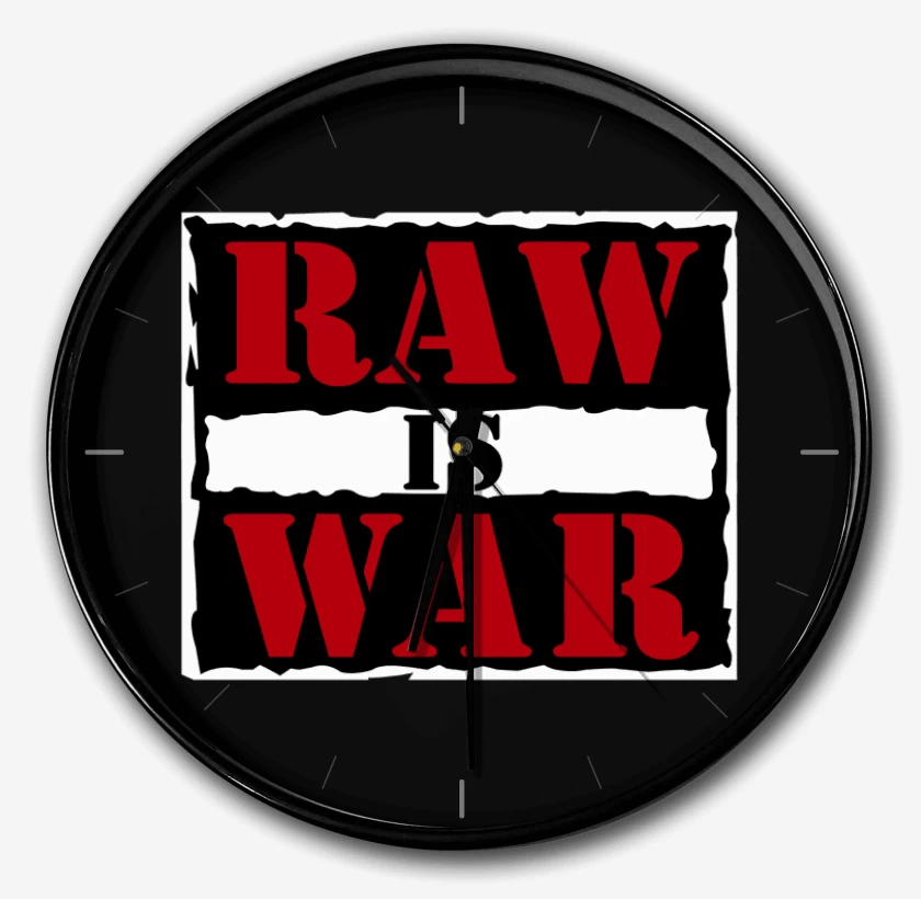 Reloj Negro de Raw is war