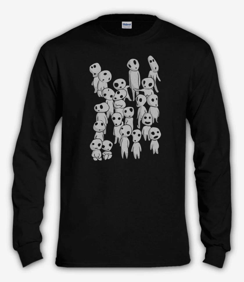 Polera manga larga Negro de Kodama
