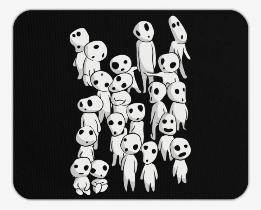 Mousepad Negro de Kodama
