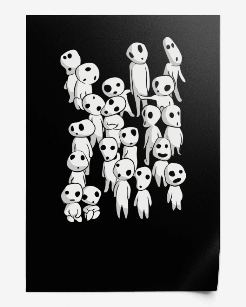 Print Negro de Kodama
