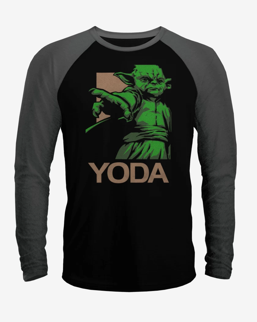 Polera Raglan Yoda el brigido