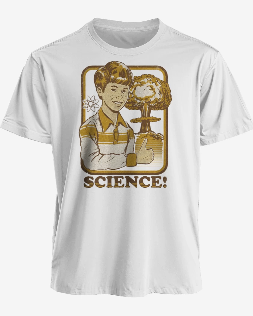 Polera premium Blanco de Science