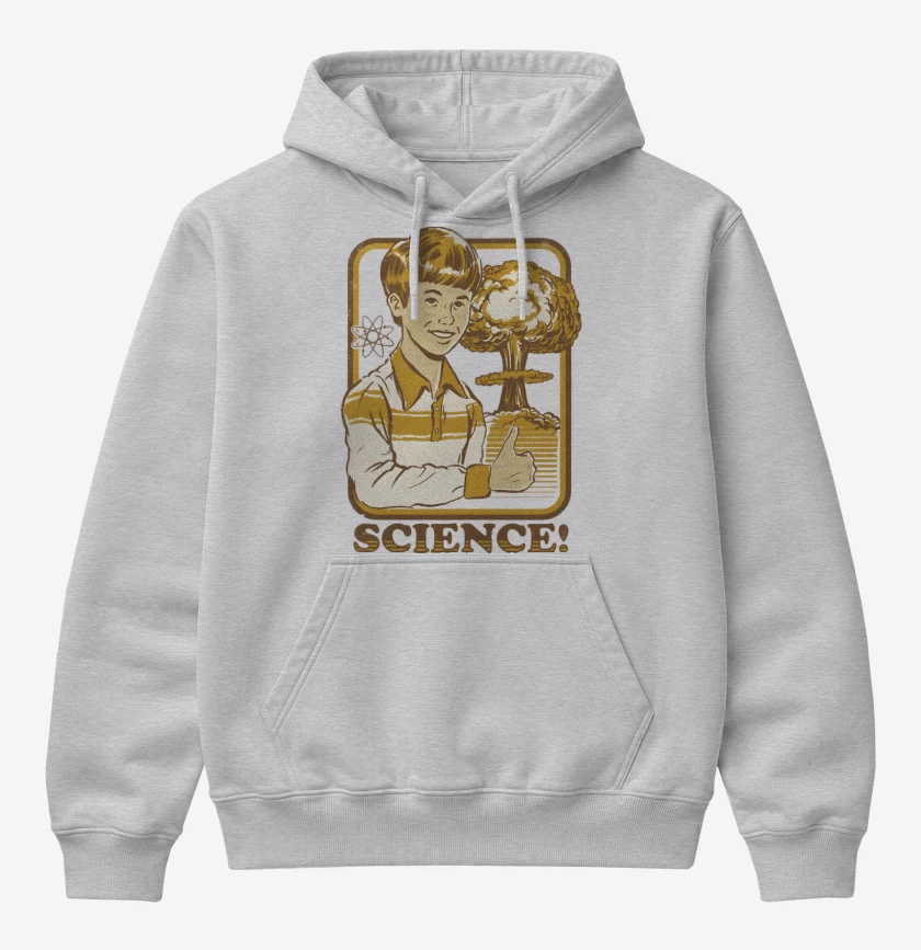 Poleron Canguro básico Gris Melange de Science