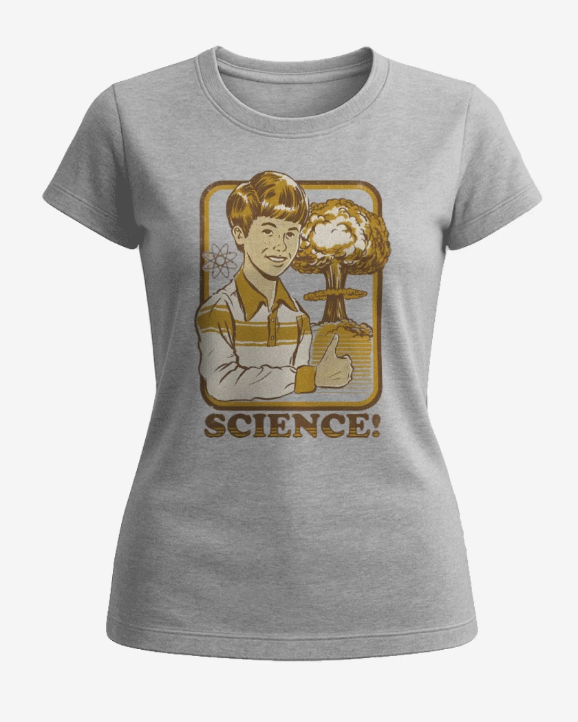 Polera de Mujer Gris Melange de Science