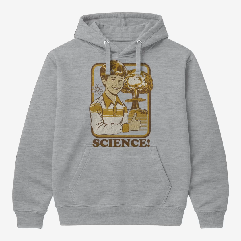 Polerón Canguro Gris Melange de Science