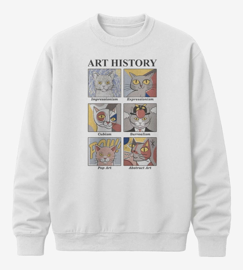 Poleron polo Art Cats History