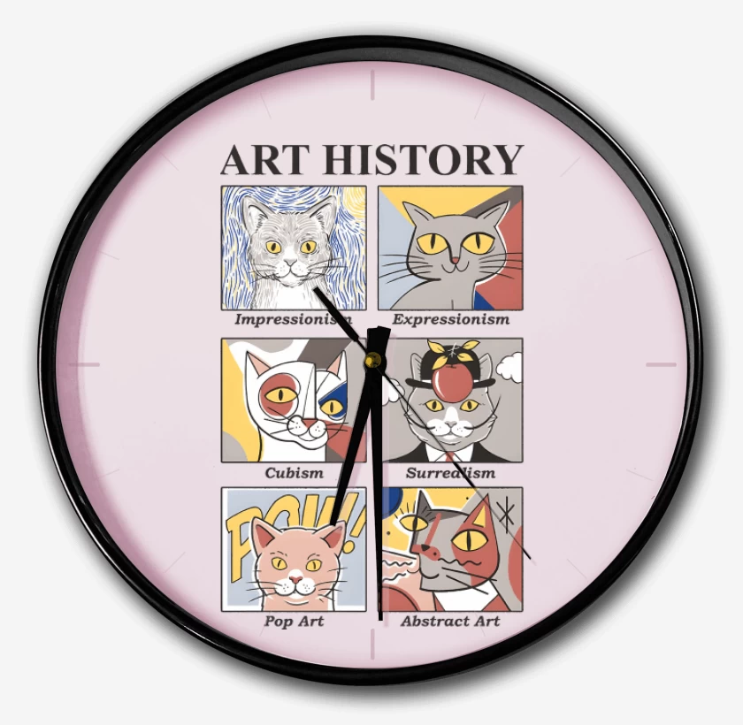 Reloj Art Cats History