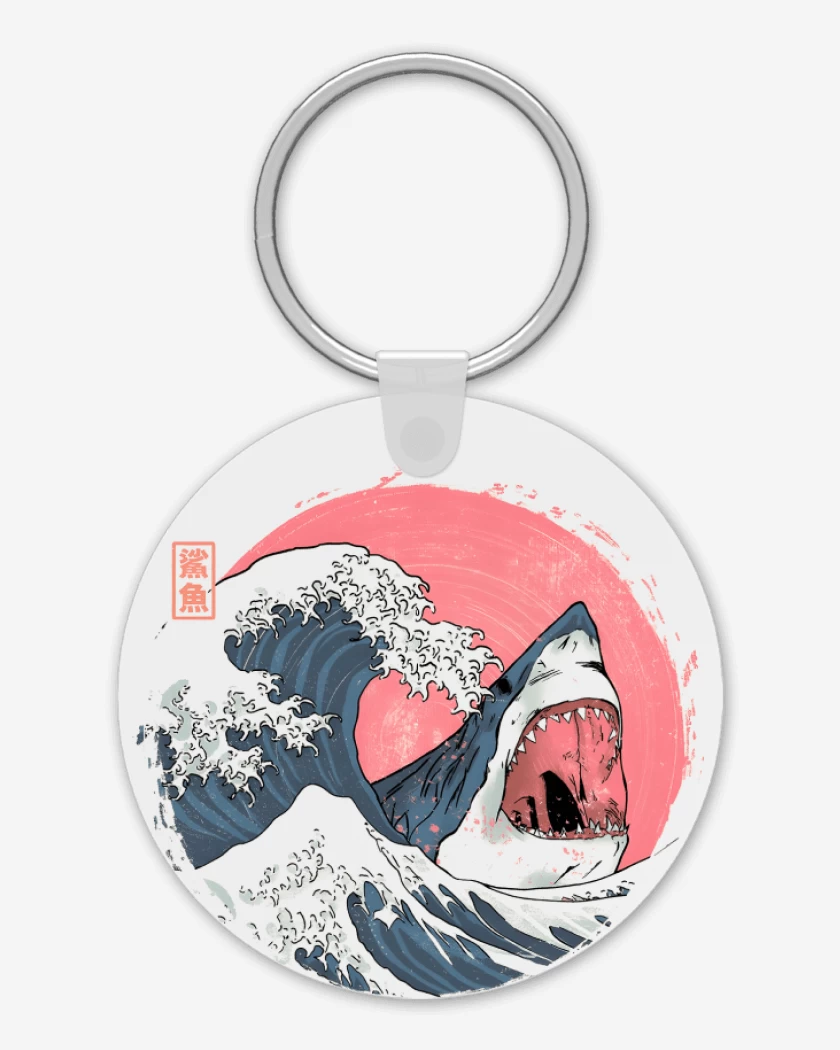 Llavero Tiburón de Hokusai