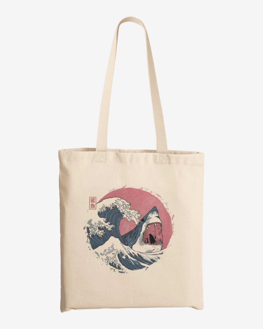 Totebag Tiburón de Hokusai