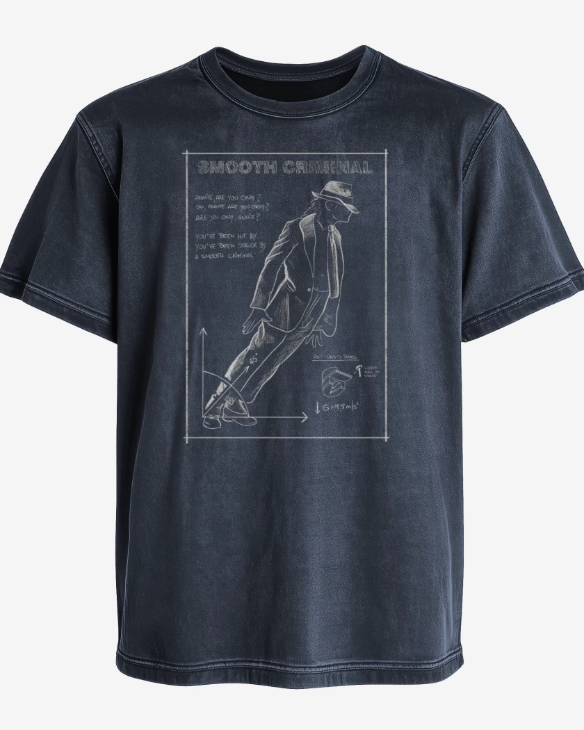 Polera desgastada Smooth Criminal