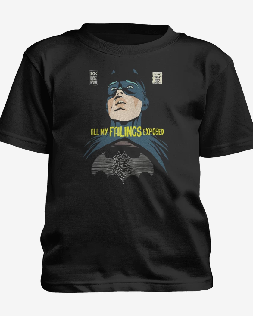 Polera de niño Negro de All My Failings Exposed
