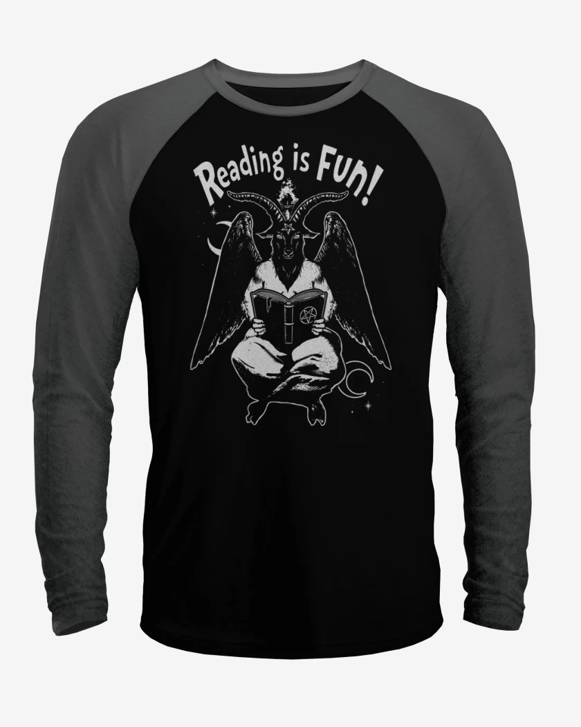 Polera Raglan Leer es Divertido