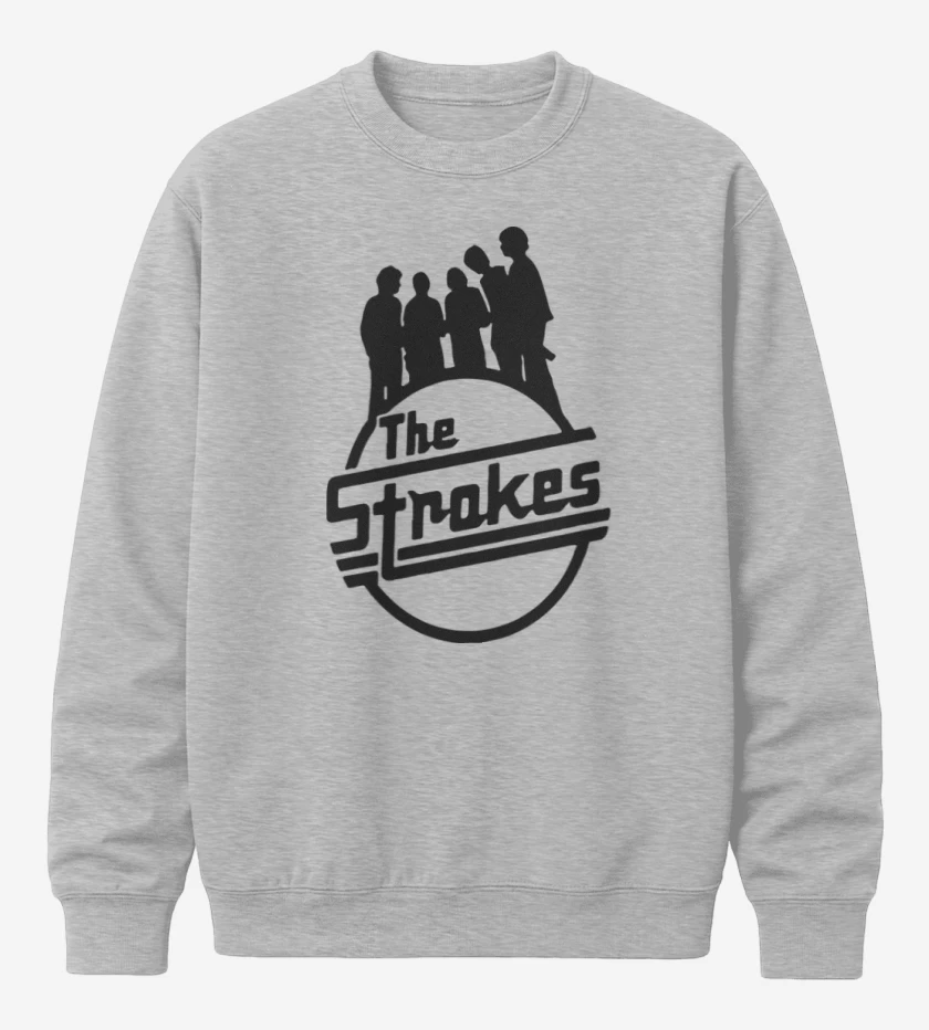 Poleron polo Gris Melange de The Strokes