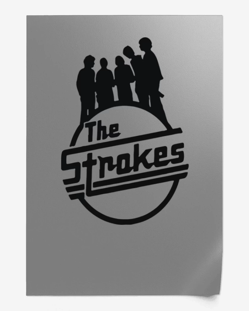Print Gris Melange de The Strokes