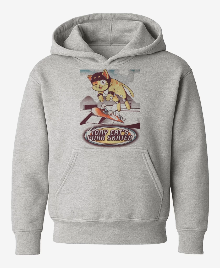 Poleron de niño Gris Melange de Purr Skater