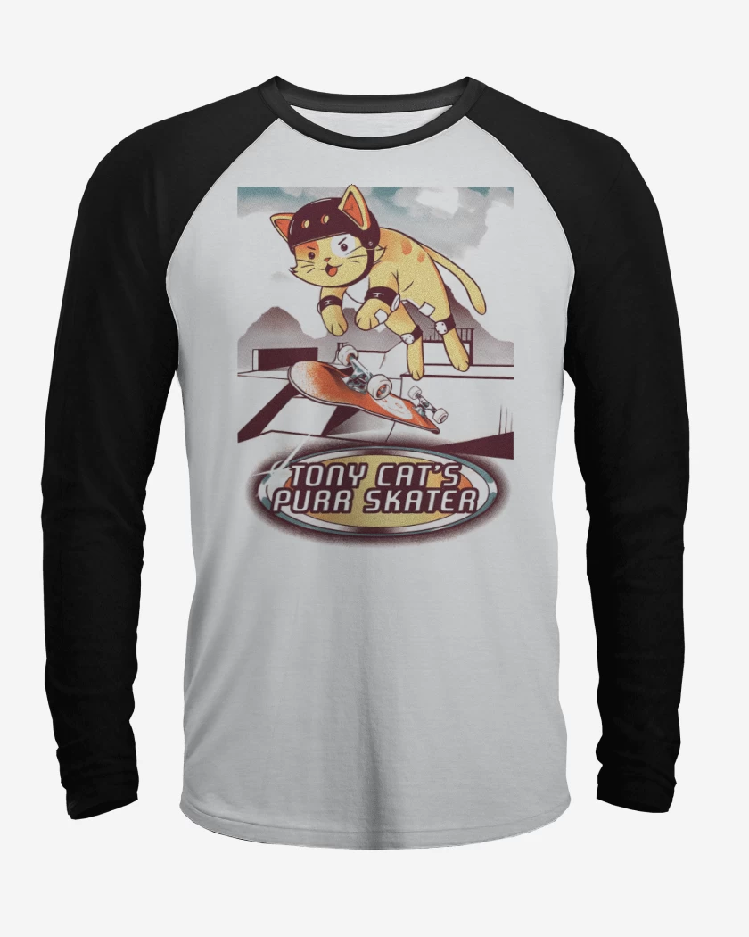 Polera Raglan Purr Skater