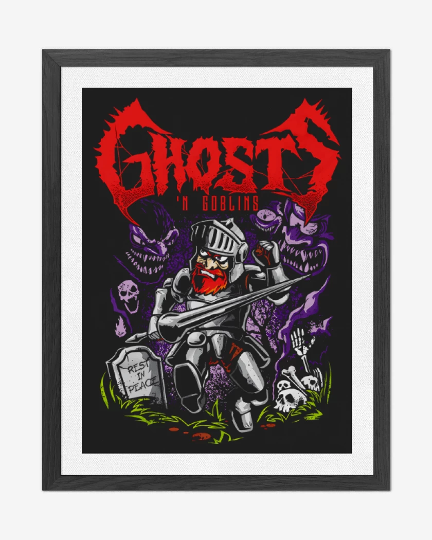 Cuadro decorativo Ghosts n Goblins