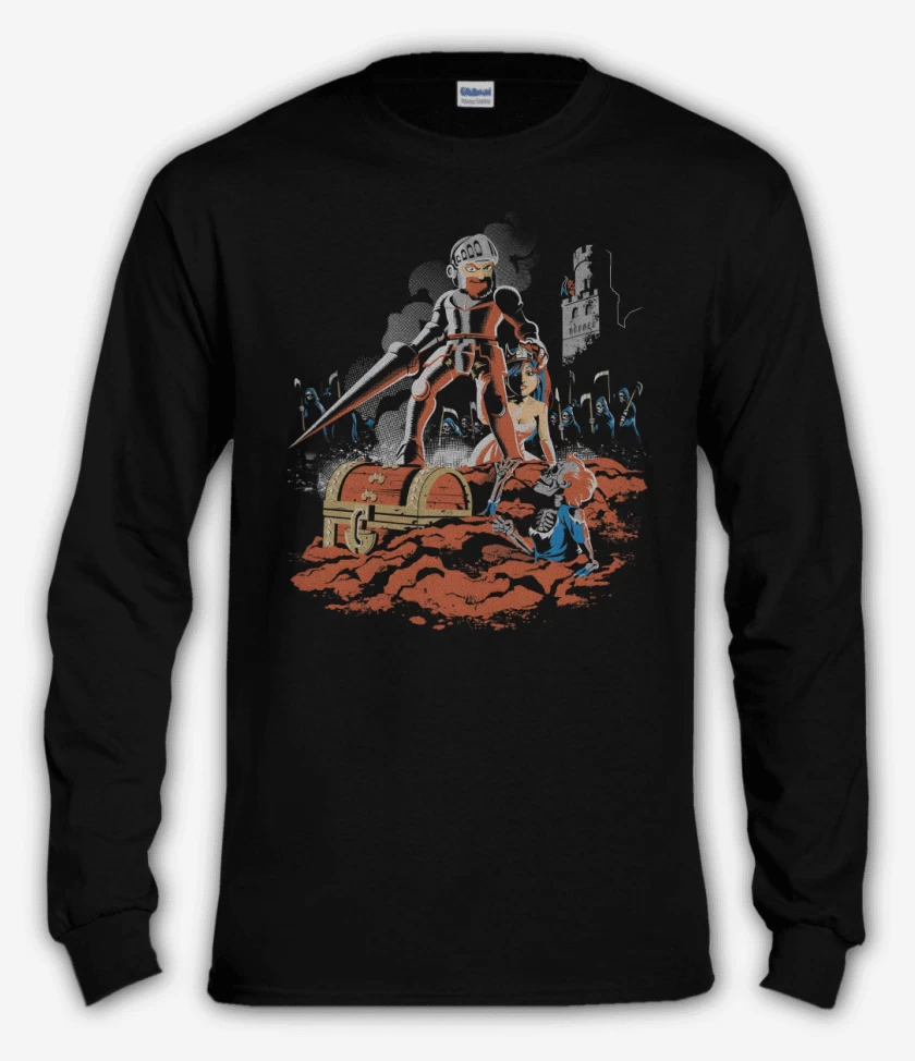 Polera manga larga Negro de Army of Goblins