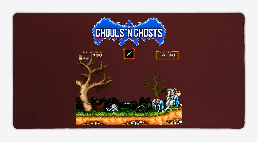 Mouse pad Gamer Ghouls 8 bits