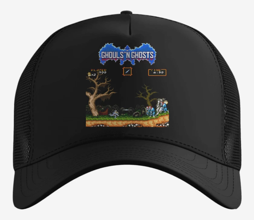 Gorro Ghouls 8 bits
