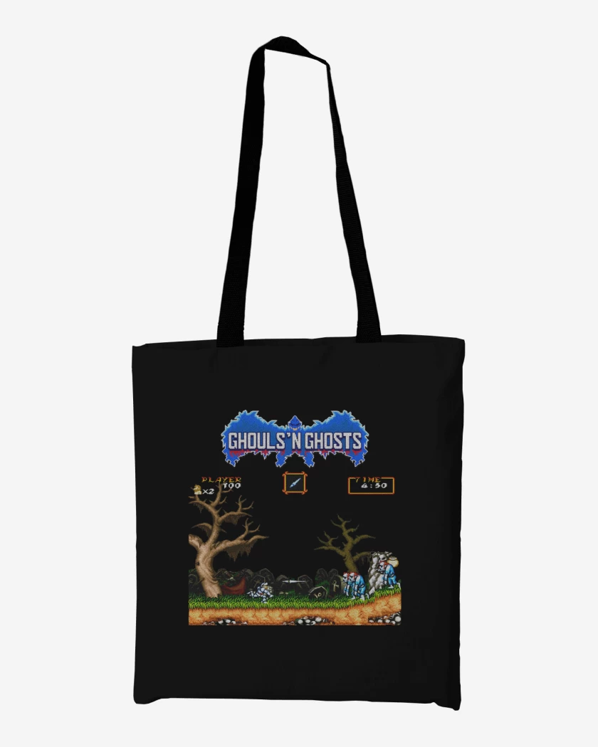 Totebag Ghouls 8 bits