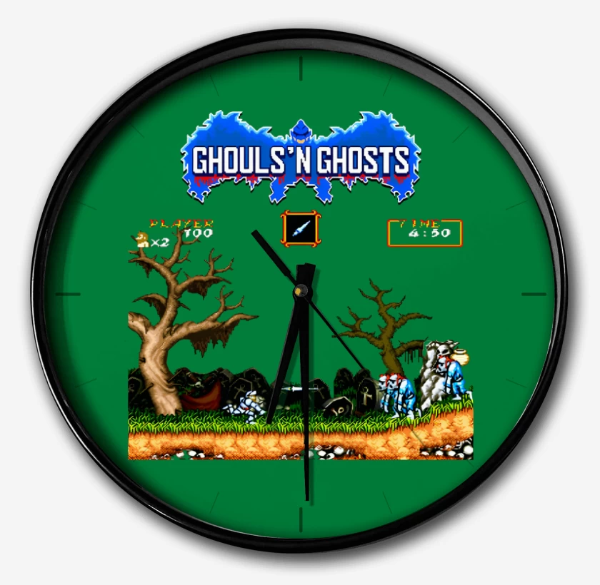 Reloj Ghouls 8 bits
