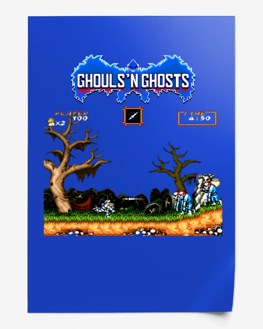 Print Ghouls 8 bits