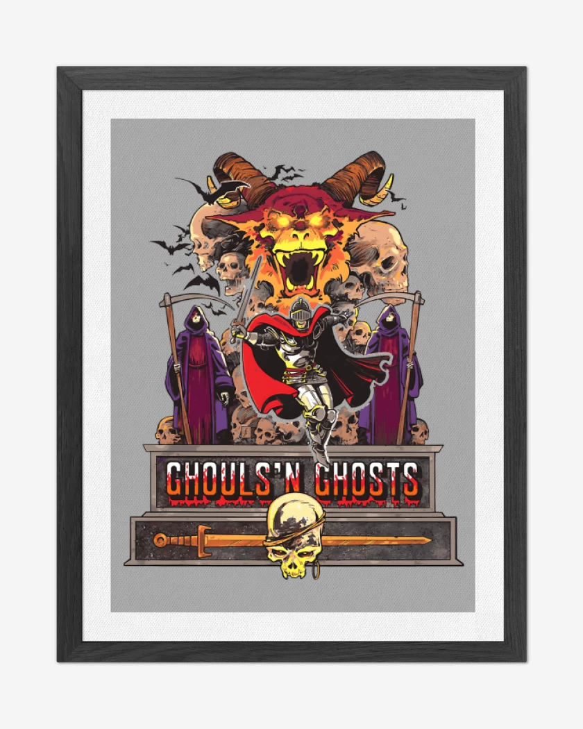 Cuadro decorativo Ghouls n Ghosts