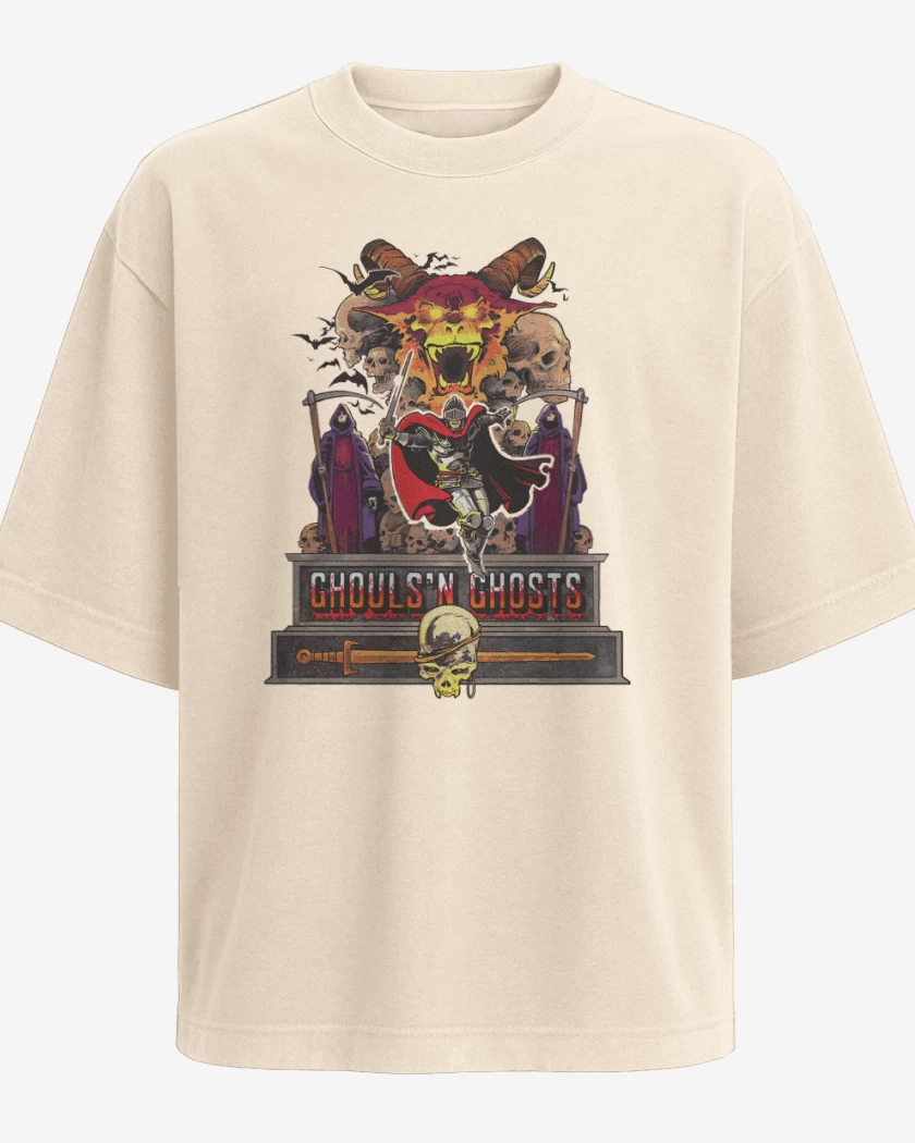 Polera Oversize Ghouls n Ghosts