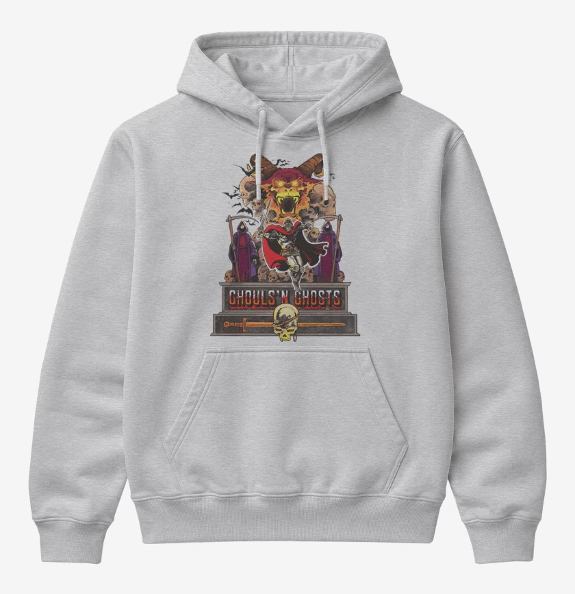 Poleron Canguro básico Ghouls n Ghosts