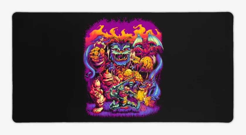 Mouse pad Gamer Sir Arthur contra las Fuerzas del Mal