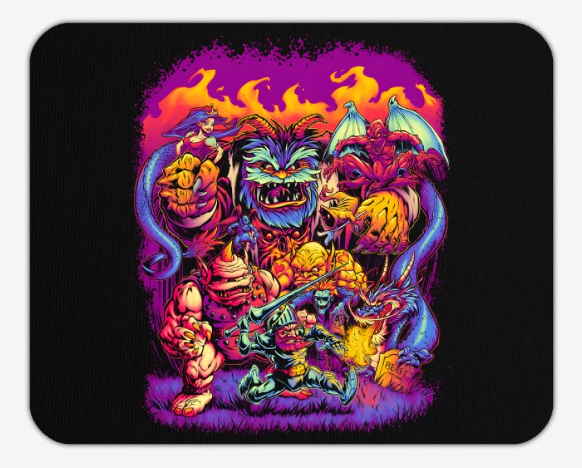 Mousepad Sir Arthur contra las Fuerzas del Mal