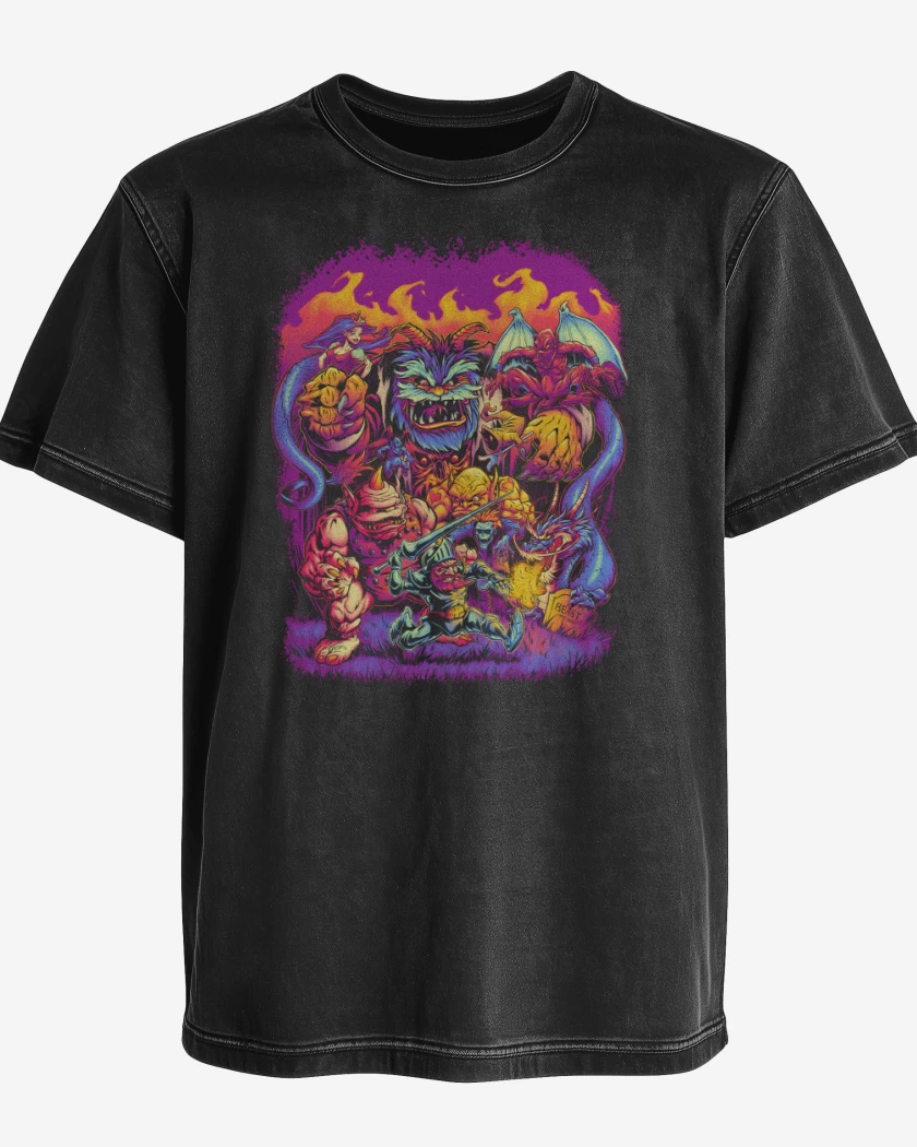 Polera desgastada Sir Arthur contra las Fuerzas del Mal