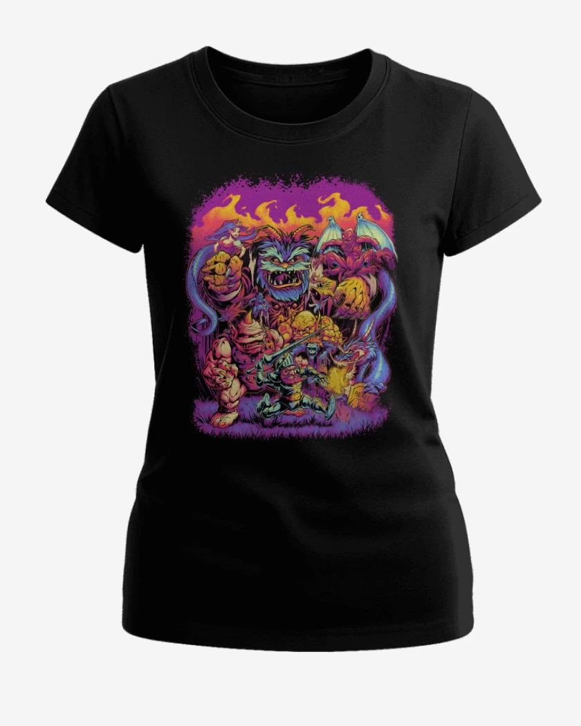 Polera de Mujer Negro de Sir Arthur contra las Fuerzas del Mal