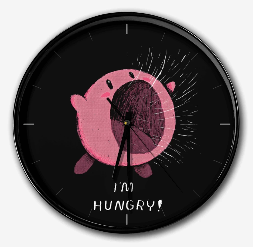 Reloj Negro de Tengo Hambre