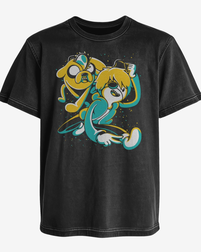 Polera desgastada Hora de la Motosierra