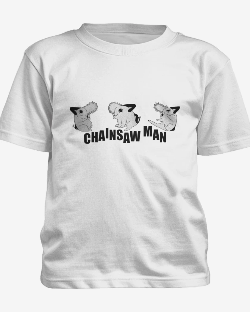 Polera de niño Pochita Motosierra