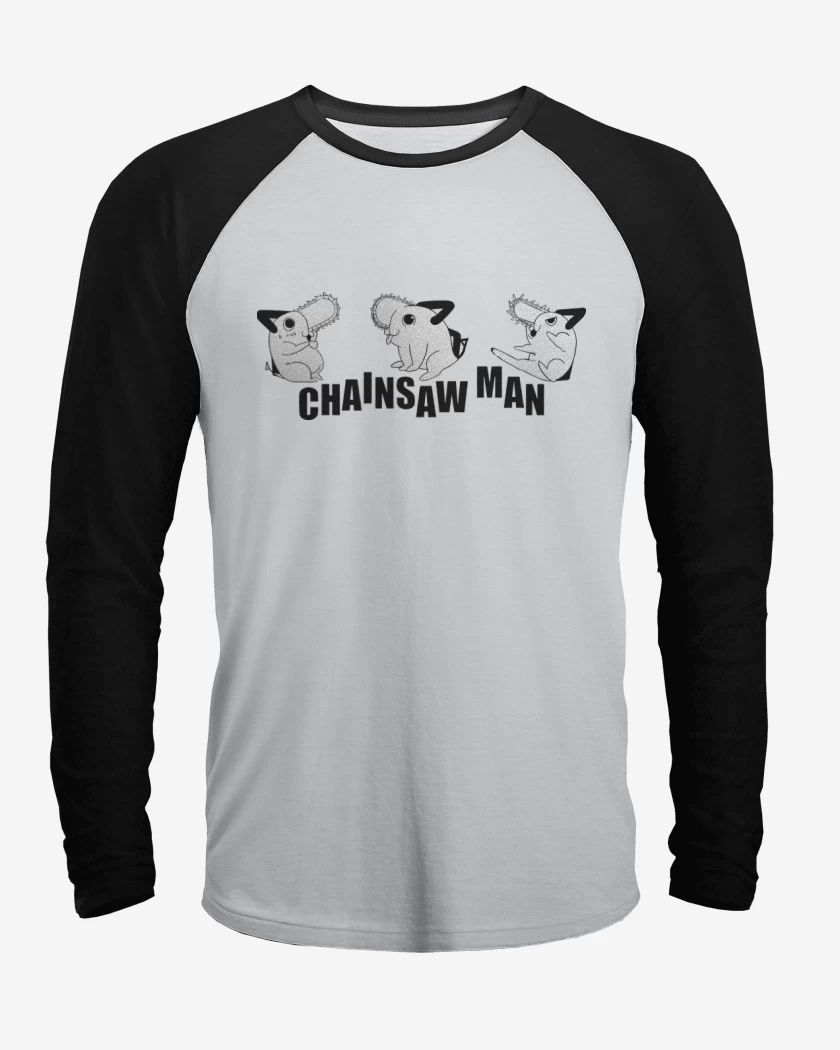 Polera Raglan Pochita Motosierra