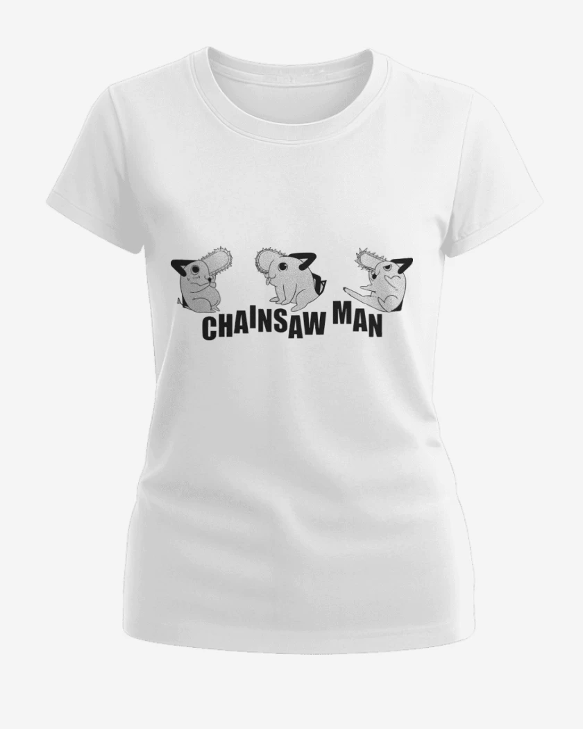 Polera de Mujer Pochita Motosierra