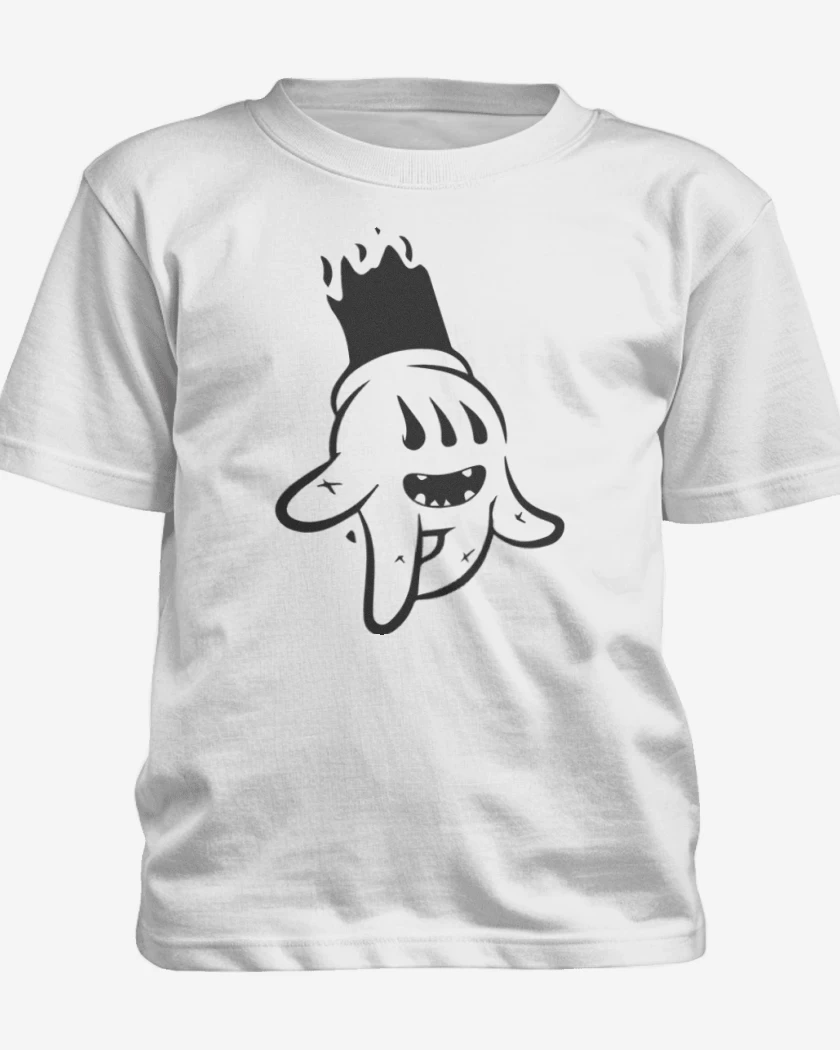 Polera de niño Blanco de Mickey hand 3