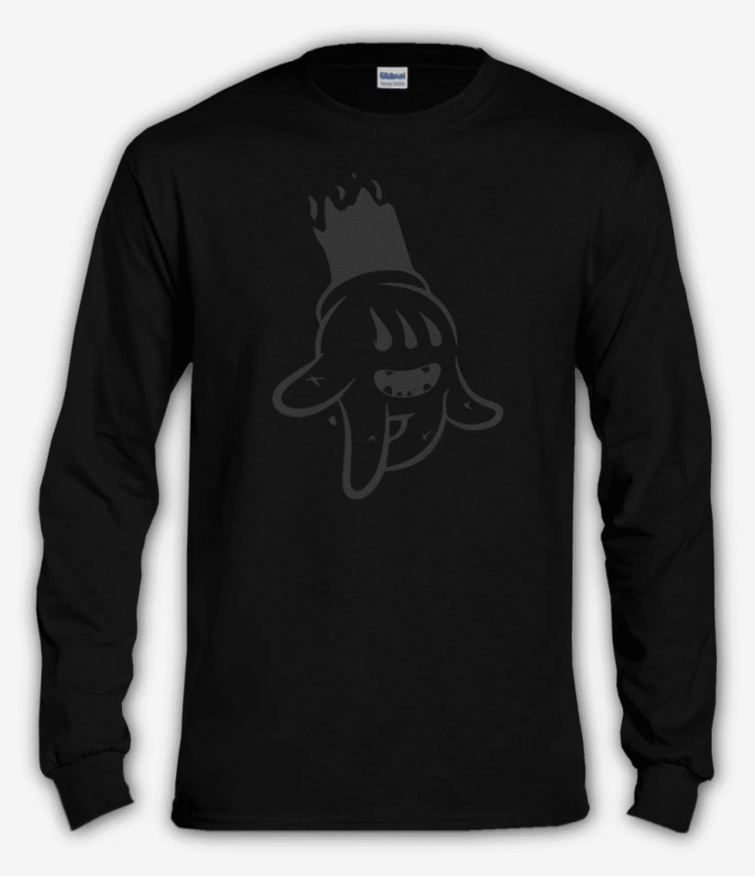 Polera manga larga Negro de Mickey hand 3