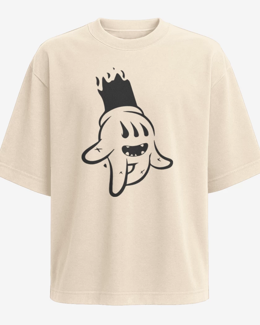 Polera Oversize Mickey hand 3