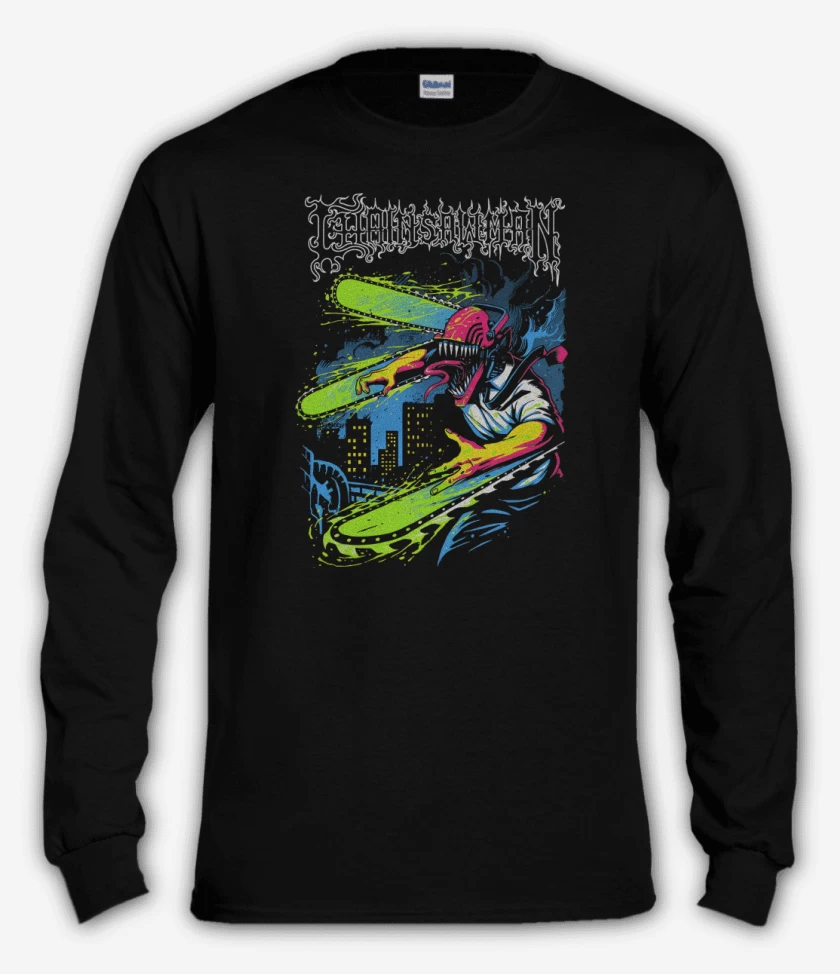 Polera manga larga Chainsaw Filth