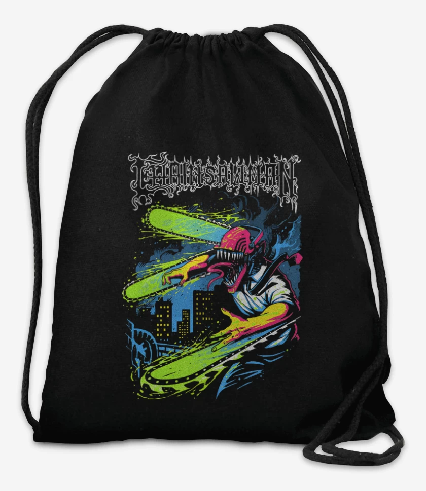 Mochila Negro de Chainsaw Filth