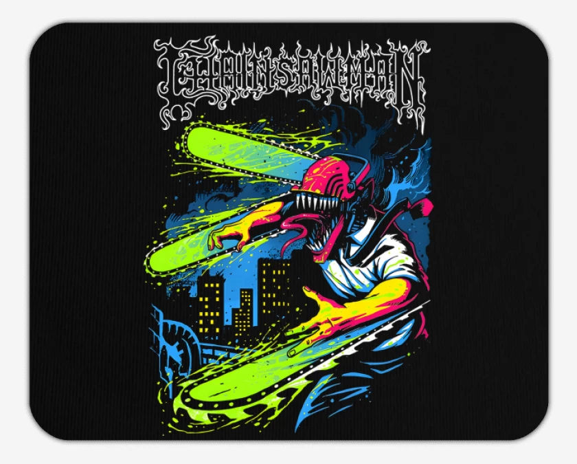 Mousepad Chainsaw Filth