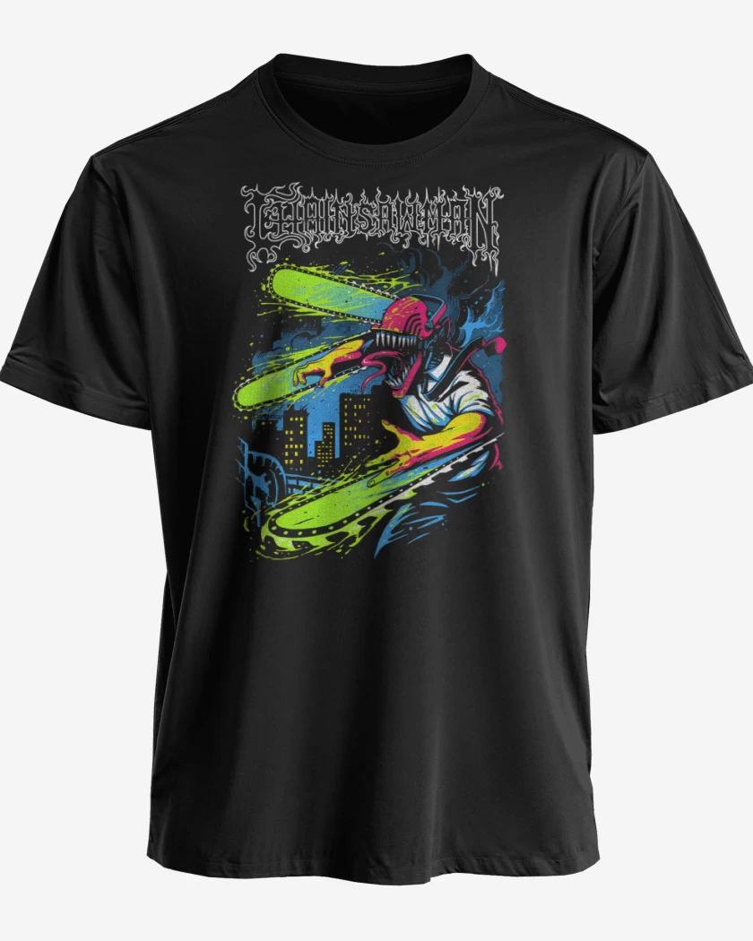 Polera premium Negro de Chainsaw Filth