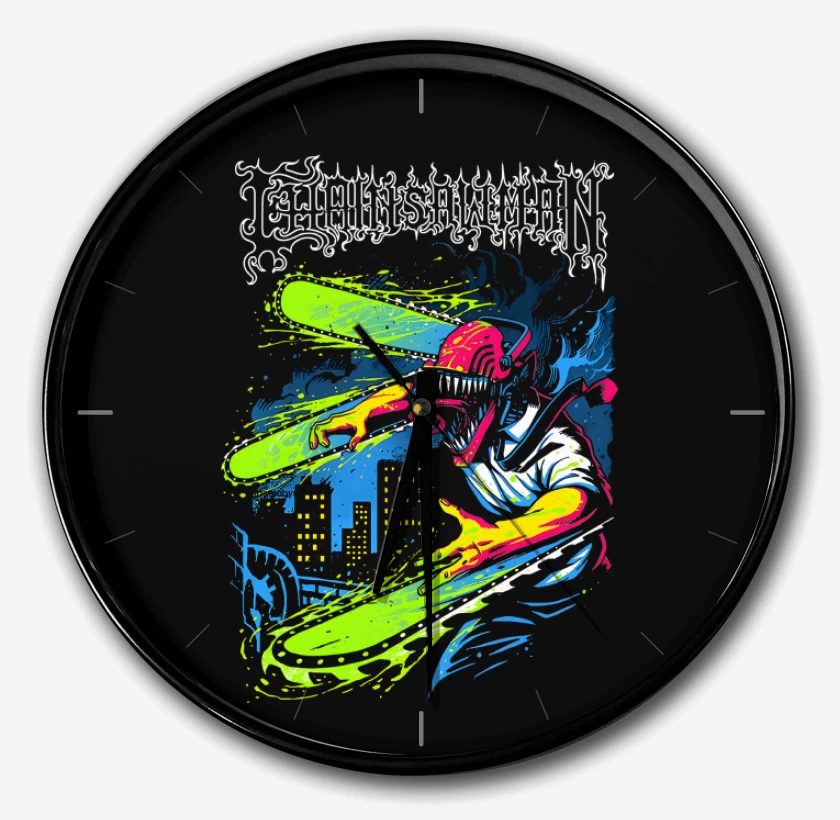 Reloj Negro de Chainsaw Filth